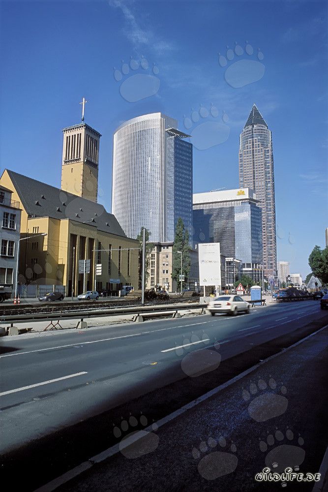 Messeturm - Rascacielos en Fráncfort