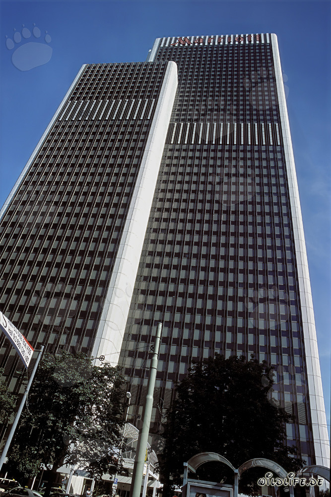 Conception architecturale de l'hôtel Frankfurt Marriott à Francfort-sur-le-Main
