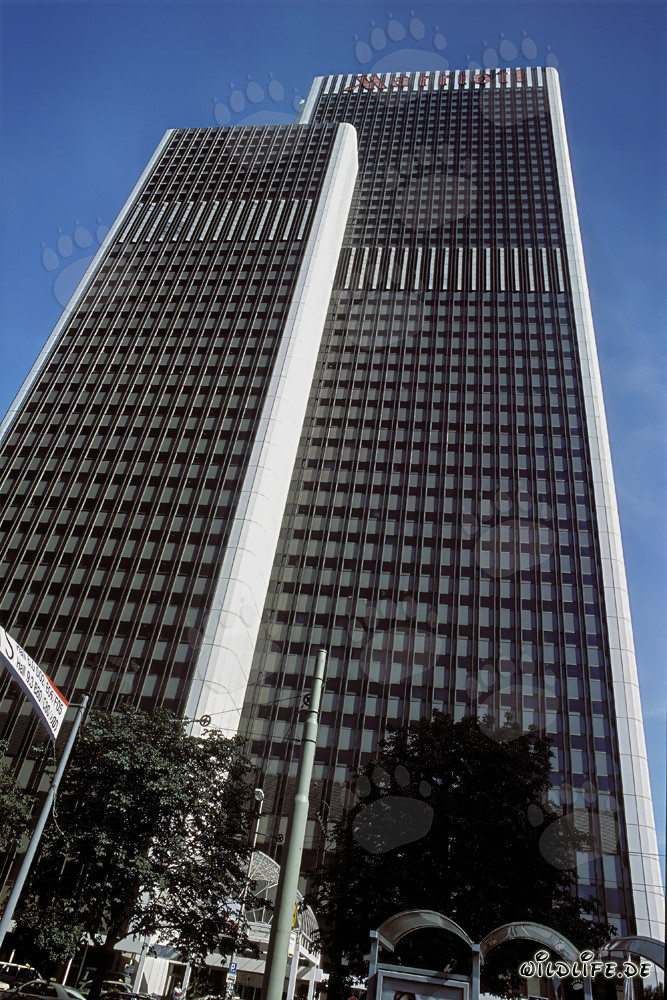 Diseño arquitectónico del hotel Frankfurt Marriott en Frankfurt am Main