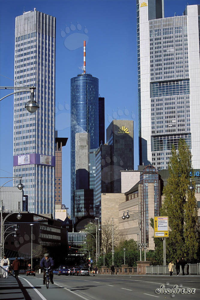 Banque centrale européenne (BCE) - Eurotower à Francfort-sur-le-Main, Allemagne