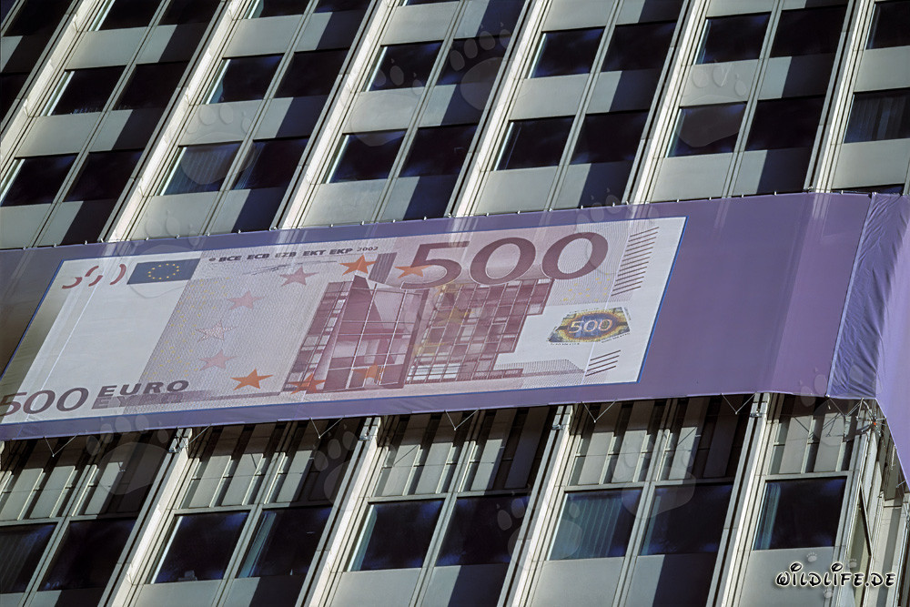 European Central Bank (ECB) - Eurotower in Frankfurt am Main, Germany