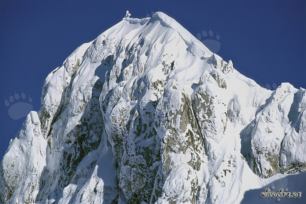 Pic de la chaîne de montagnes de l'Ouest de Karwendelspitze à Mittenwald, Bavière, Allemagne