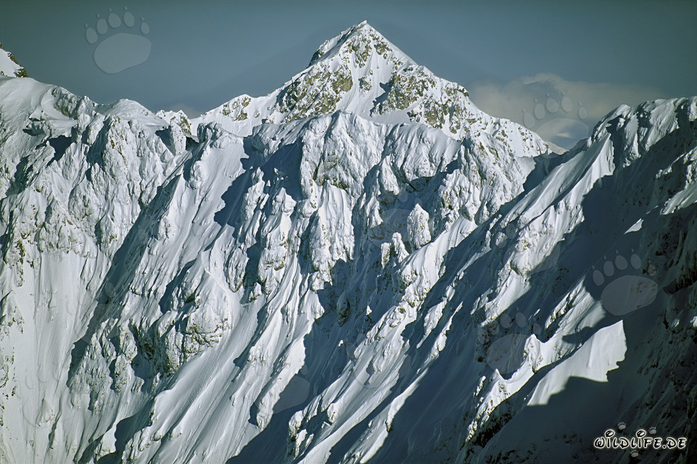 Hiver majestueux dans les montagnes du Karwendel avec des sommets enneigés et de l'air cristallin