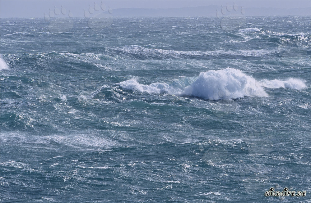 Tempesta furiosa in mare al Capo Agulhas