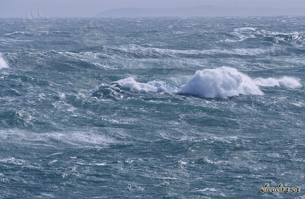 Tormenta furiosa en el Cabo de las Agujas