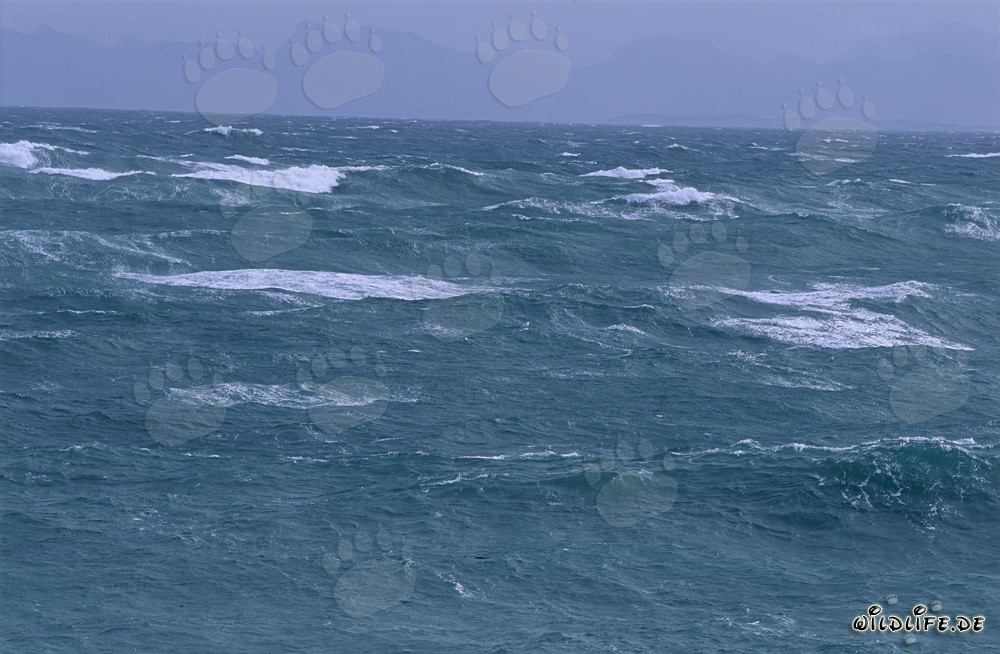 Stormy seas at Cape Agulhas, South Africa