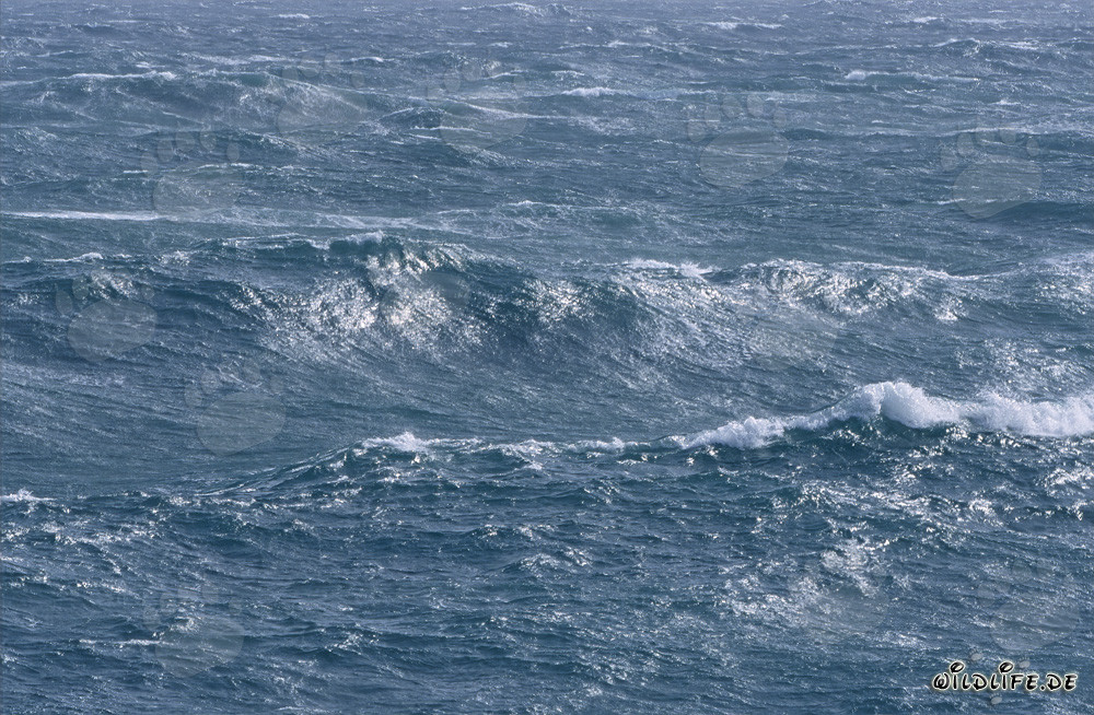 Storm over the South Atlantic Ocean at the Southern Tip of Africa