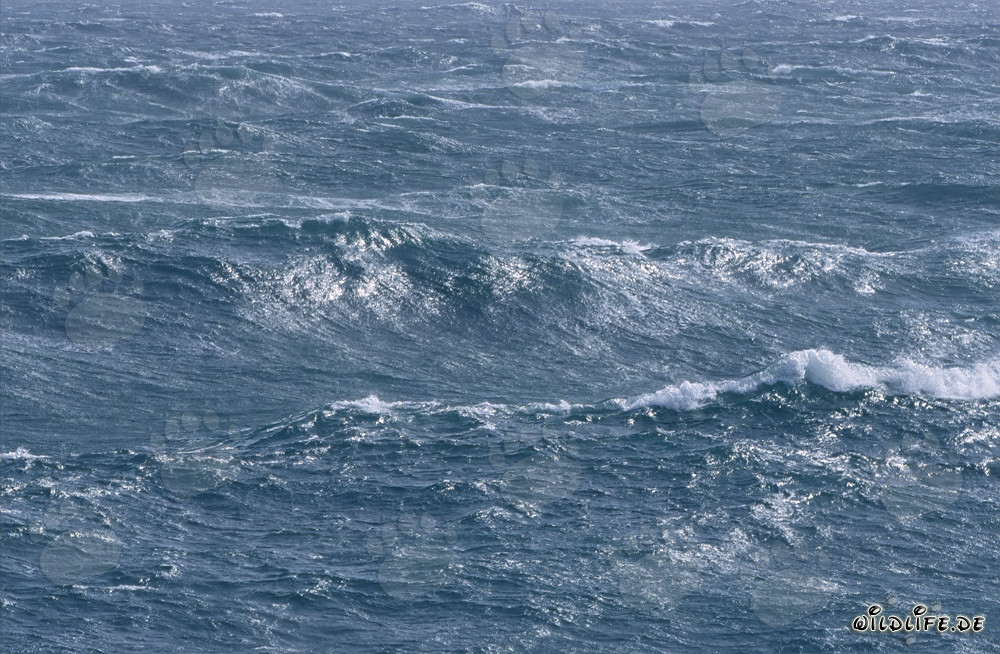 Sturm über dem Südatlantik vor der Südspitze Afrikas