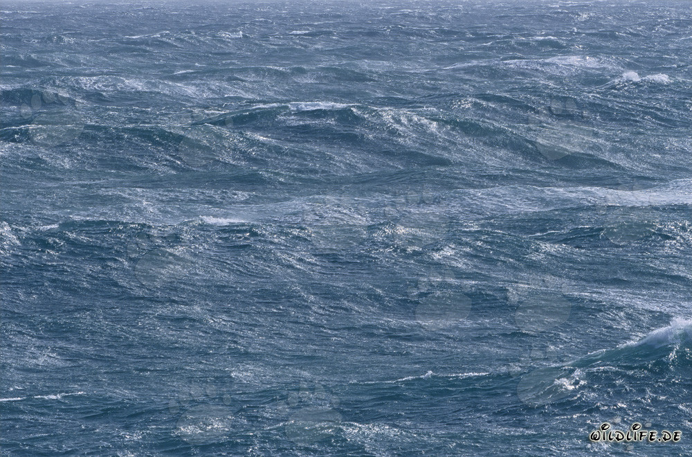 Sturm auf dem Meer vor Kap Agulhas