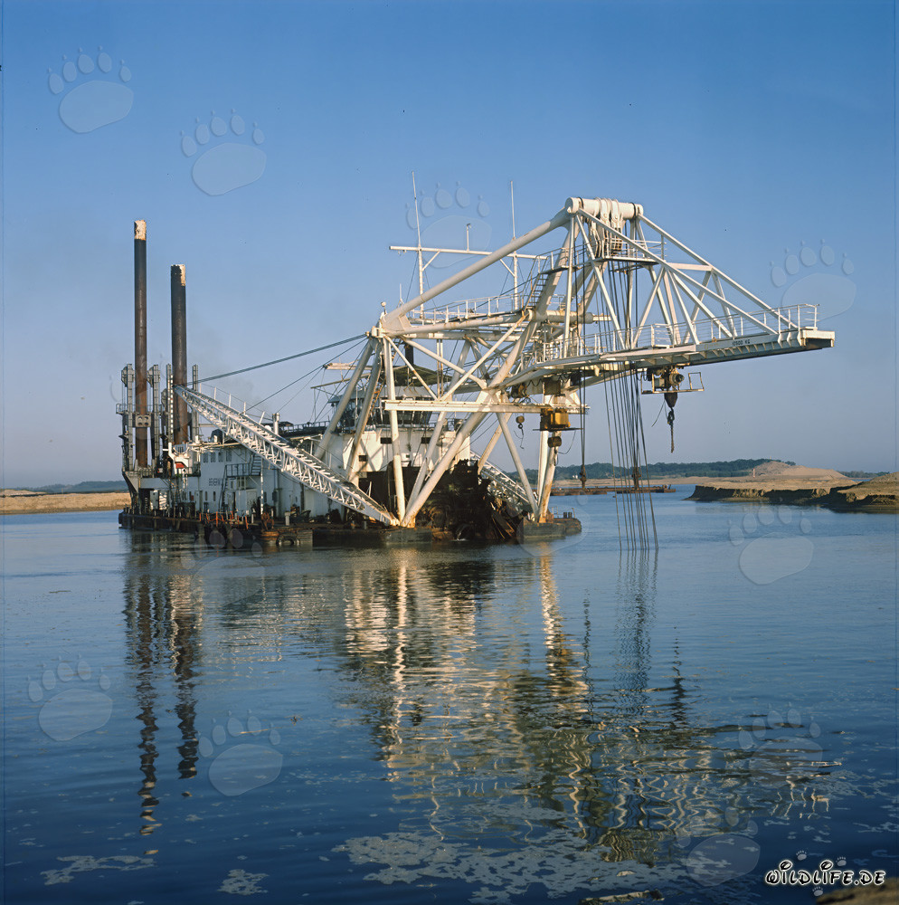Cutter Suction Dredger Beverwijk 31 in Richards Bay Harbour, Natal, South Africa