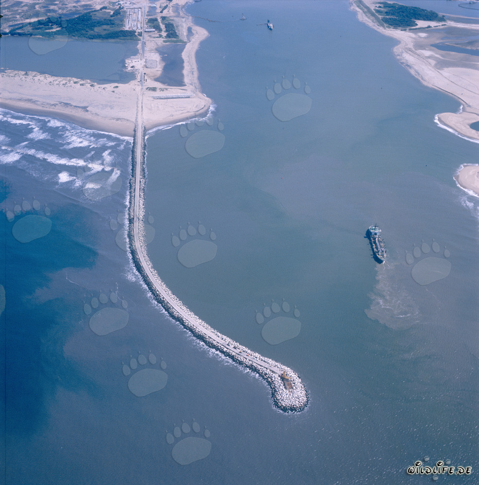 Brise-lames du sud de Richards Bay - Protection contre la forte houle