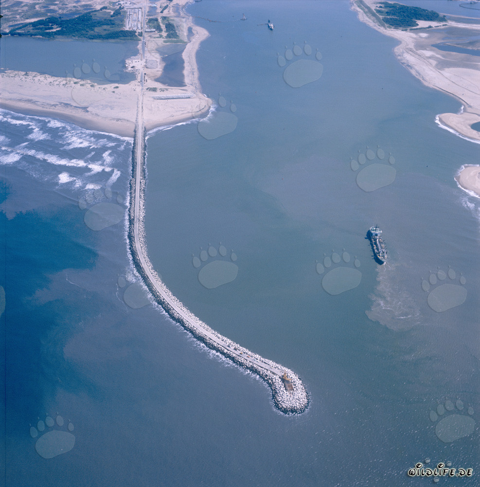 Rompeolas del sur de Richards Bay - Protección contra el fuerte oleaje